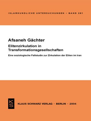 cover image of Elitenzirkulation in Transformationsgesellschaften